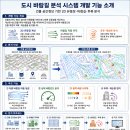 [지오프롭테크] 도시 바람길 분석 시뮬레이션 이미지