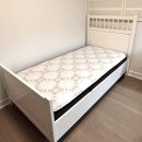 IKEA HEMNES twin bed+mattress(like new) $120 이미지