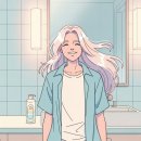 피치바이오(주) | 바이오레시피 헤어팩 내돈내산 찐 후기, 극손상모의 찰랑이는 변화