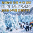 해평중심지영농조합법인 | 얼어붙은 동화 속 한 장면, 2026 청양 칠갑산 얼음분수축제 리얼후기