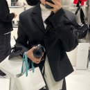 나만알고싶은 도매택브랜드 헬더 자켓 후기 울헤링본 리본 여성자켓