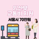 서울시에서 임산부 교통비를 70만원 지원합니다. 이미지