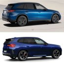 BMW X3 vs 벤츠 GLC 새거들 사진 비교 이미지