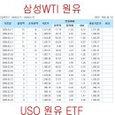 삼성WTI원유파생종류형 1_A (출시이후 현황) 이미지