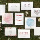 바른손 캘리그라피 이미지