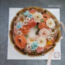 라온 플라워 케이크 이미지