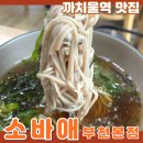 부천 까치울역 맛집 소바애 부천본점 100% 메밀면 메밀 소바 콩국수
