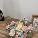 블루폭스컴퍼니콥 | 4월 1주차 플라워클래스 후기 - 봄을 느끼는 핑크&블루 캔들 리스 [ 스노우폭스플라워]