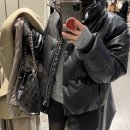 ZARA 자라 에코 레더 패딩 재킷/w컨셉 inusway 인어스웨이 니트 후기