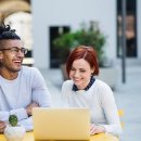 우울증을 극복하는 웃음 이미지