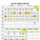 송암47번 휴일시간표 이미지