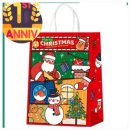 아이엔피 | 베스트셀러 크리스마스포장봉투 아이엔피 크리스마스 쇼핑백 산타A 중 21 x 11 x 27 cm 추천