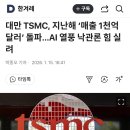 대만 TSMC, 지난해 ‘매출 1천억달러’ 돌파…AI 열풍 낙관론 힘 실려 이미지