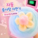꽃과정 | 자동 솜사탕 자판기 가격 5000원 후기｜꽃 모양 솜사탕 만드는 과정까지 신기해