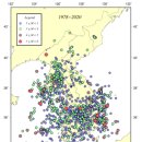 1/5일부터 서해바다에서 북상하면서 2,3일 간격으로 지진 발생 중인 한국 상황 (서귀포- 흑산도- 인천 강화) 이미지
