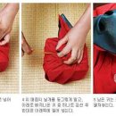 보자기 선물 포장법 이미지