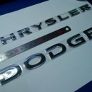 CHRYSLER, DODGE 크롬 엠블럼 판매 이미지