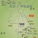 한국의 산 높이별 분류 이미지