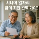 시니어모델(60세 이상) | 60세 이상 꼭! 기억해야 할 시니어 일자리 급여 지원 신청방법