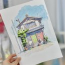 [성인] 펜으로 그리는 일상 스케치 | 펜과 수채화로 그리는 어반스케치 암사동 성인미술학원 슬슬그림