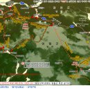 성안산 산행지도 절개산 삼방산 등산지도(평창) 이미지