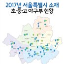 경기 / 서울 초 중 고 지역별 분포현황 [참고용] 이미지