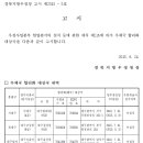 경북청 관내「6급이하 직영 창구망 합리화」추진에 따른 행정예고 이미지