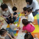 천에 그리는 그림 이미지