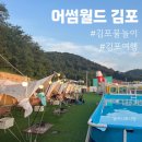 여름물놀이🏖) 내돈내산 &#39;어썸월드 김&#39; 텐트패키지존 생생이용후기♥️ 에어바운스,방방,수영장👍🏻