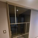 원메이저 힐스테이트 | 율하 원메이저 힐스테이트 중문 샴페인골드 원슬라이딩 시공