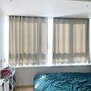 보보스오피스텔 | 분당 수내동 삼성보보스쉐르빌 오피스텔 커튼 시공｜반창 구조에 생활 암막으로 편안하게