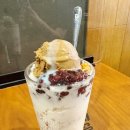 메가커피 컵빙수 후기, 팥빙젤라또 파르페 생각보다 든든하더라구요