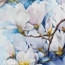 패브릭아트 수채화 이미지