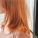 오렌지빈티지 | 의정부에서 빈티지오렌지 염색 성공! 헤어똑닥 의저이부점 후기