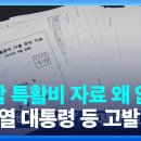 “검찰 특활비 자료 왜 없나”…윤 대통령 등 고발 이미지