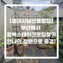 [범어사남산동밥집] 부산에서 함박스테이크맛집찾기 안나의 정원으로 종결!