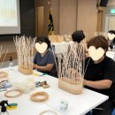 꼼지락 이야기 공예교실 | 라탄공예 취미교실 3주간의 특별한 여정 여성농업인 라탄공예 단체출강 라탄가방 만들기
