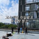 자일산악 | 접근하기 어려운 사각지대 유리창청소 - 고소작업 자일로프 유리창 청소