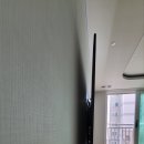 골드디움아파트 | 목포 벽걸이 대형TV 이전설치, 옥암 골드디움3차 삼성 85인치 무타공 시공 후기