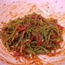 고구마줄기김치 담그는법 정말 맛있는 여름별미김치 고구마순김치요리 전통레시피 이미지