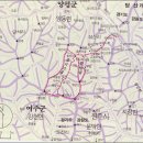 당산 등산지도/경기도 양평군 양동면 삼산리 이미지