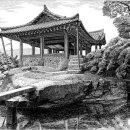 안마을 정자 앞 이미지