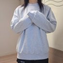 커플룩 추천 톡톡한 원단의 메가웨어 무지맨투맨 후기