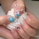P-6919 | 분당네일 야탑 조이네일 산리오 포차코 3월 봄 아트 추천