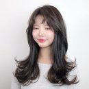 에이알헤어살롱 | 허쉬컷 하고 레이어드c컬펌 했더니 얼굴작아보이는 긴머리스타일 완성도가 높아요