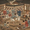 부여장수한의원 | 트렌드의 중심, 김홍도 풍속도 뮤럴벽지로 만나는 공간의 새로운 경험