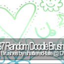 Random Doodles Brush 브러시 브러쉬 이미지