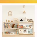 창의력을 높여주는 독서미술 | 우리 아이 첫 책장, 심플룸 올인원 전면 책장으로 독서 습관 완성! 3단 교구장은 덤!