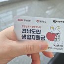 행정 | 경남 도민 민생 지원금 선불카드 후기 동사무소 행정복지센터 수령방법 잔액확인 사용처 정리