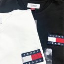 타미 와펜 반팔 티셔츠 S 90~95 사이즈 블랙,화이트 새상품 이미지